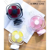 무선미니선풍기 캠핑탁상용 캠핑용 집게휴대용책상용 usb 사무용 건전지 집게형 소형 사무실 클립형 차박 충전식, 렉시 집게선풍기 화이트