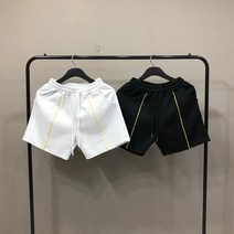 맨스토리 남자 우븐 버터 삥줄 5부 밴딩 반바지