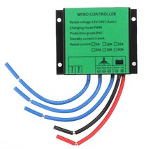 풍력발전기 풍력 터빈 발전기용 MPPT 충전 방수 3000W 20A 40A 24V 자동 48V, 6.16A - 12V24V Auto - PWM Cont