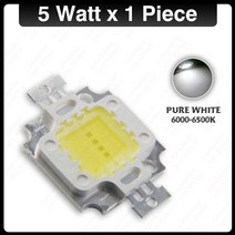 확산판 슈퍼 밝기 DC 12V - 14V 5W 10W 12W 20W 30W 50W LED 칩 COB 발광 다이오드 SMD 홍수 빛 스포트 라이트 야외 조명에 필요한 드라이버 없음, 1.5W Pure White