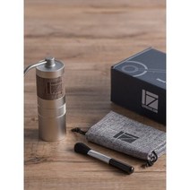 그라인더 호퍼 커피가루 청소 블로워 1Zpresso Q2 7 코어 수동 커피 미니 휴대용 밀 디지털 스테인레스 스틸 버, 2분기