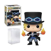 원피스 애니메이션: Sabo Funko Pop! 비닐 그림(호환 가능한 Pop Box 보호 케이스 포함)