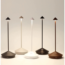 Zafferano 자페라노 Pina Pro 피나 프로 LED 충전 테이블 램프, Dunkelgrau