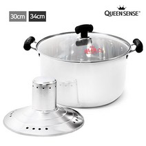 퀸센스 스텐 빨래삶는 멀티 냄비 2종(택1), 퀸센스 빨래솥 30cm