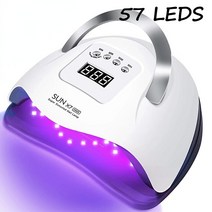 66LED 네일 드라이어 UV LED 램프 모든 젤 매니큐어 경화 모션 감지 전문 살롱, SUN X7 MAX_UK Plug (220-240V)