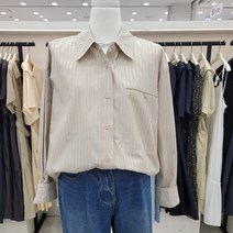 온앤온 백버튼슬릿 와이드 스프라이트셔츠njw3ab8230