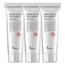 록키스 베리 굿 유무기자차 선크림 SPF50+ PA++++, 50ml, 3개