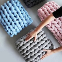뿌쑤쑥 자이언트얀 뜨개질실 벨벳 뜨개질공방 굵은실 500g, 벨벳 자이언트얀, 버건디500g (벨벳)