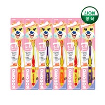 코도모 키즈칫솔 x 6개 (상품선택 가능), 색상:2.코도모 칫솔 3-5세 로켓x6개