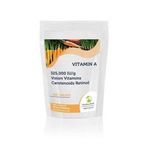 비타민 A 150mg 1500mcg 325000U/g x 1000 벌크 정제 영국 영양 비전 카로티노이드 레티놀