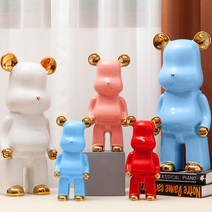 베어브릭 곰돌이장식 28CM 50CM 대형 및 소형 피규어 집들이 개업 센스있는 선물 거실 인테리어 소품 대형 저금통, 그린