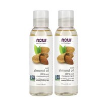 나우 푸드 솔루션 스위트 아몬드 오일 4oz(118ml) 2팩