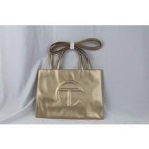 Telfar Medium Shopping Bag Gold Br& New With Tags & Dust - 117629