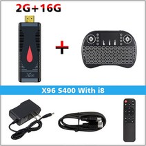 스마트 파이어 TV 올위너 4k 미디어 안드로이드 10 듀얼 동글 S400, 18.영국 플러그 - 2G 16G i8