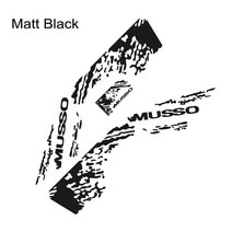 픽업 바디 사이드 스티커 쌍용 무소 트럭 그래픽 스플래시 그런지 데칼 트렁크 비닐 커버, 11 Mtt Blck