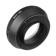 M42 나사 마운트 렌즈-삼성 NX 카메라 어댑터 NX10 + 캡, 01 with flange