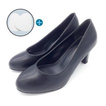 와이 코스모 발편한 여성 라운드토 펌프스 호텔리어 유니화 승무원 단체화 정장 면접구두 3cm/5cm/7cm