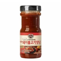 CJ더마켓 만능 소스 황금 소스 양념 장레시피 백설 매콤한 돼지불고기양념 양념 간장 소불고기 돼지고기 전골 840G, 28개