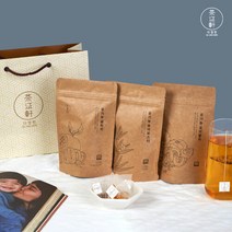 다정헌 유기농 티백 출산 선물세트 3봉(쇼핑백+메시지카드), 축하