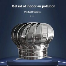 환풍기 벤츄레이터 옥상 110mm-600mm 지붕 환기 팬 파이프 핏 304 스테인레스 스틸 풍력 터빈 공기 다락방 155700, 110mm-Loose parts, 01 110mm-Loose parts