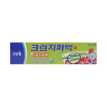 크린랩 이중지퍼백 22x25cm 20매, 랜선카트에 담기 1, 중(M)