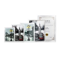 크리스탈 액자 4X6 은색, 단품