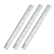문구용 안전컷팅 스틸플러스 직자 50cm 3개입