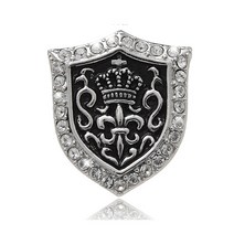 러비스 스와로브스키스톤 엔틱왕관방패 골프 볼마커, B타입