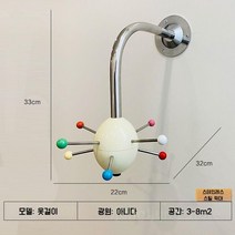 벽걸이행거 가방 걸이 소품 옷걸이 모자 고리 마스크 수건 열쇠 다용도, A. 다용도 걸이
