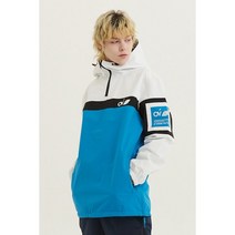 오비오 ovyo 스노우보드복 자켓 상의 하드파이 / WHT-BLUE