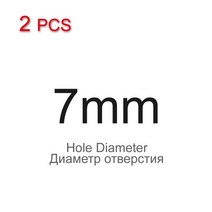 가죽공예 diy세트 도구 Sanbest 가죽 공예 구멍 펀치 도구 두꺼운 강철 공예 옷, 7mm 2개
