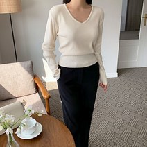 더제이수 / 마가렛 V넥 니트