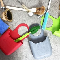 파미레 실리콘 쿡 수전 수세미 걸이, 그레이