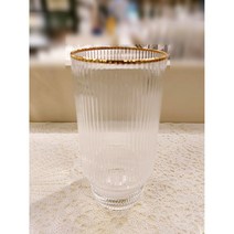 모던하우스 골드림 플리츠 유리컵_400ml GA0123039, 1개, 사진참조