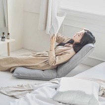 먼데이하우스 호텔패브릭원단 SILLY 좌식의자 4colors. 1인좌식의자, 그레이