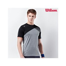 [WILSON]윌슨 반팔 라운드티셔츠 5255M GREY (남)