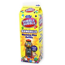 더블 버블 껌 볼 머신 리필용 카툰 130피스 640g Dubble Bubble Gum ball Machine Refill Carton, 1