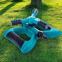 나비형 각도 조절 스프링 쿨러 농작물 정원 물분사기, 원형 그린