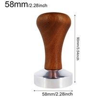 커피 디스트리뷰터 51mm53mm58mm 에스프레소 탬퍼 알루미늄 분배기 레벨러 도구, 58mm