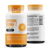 프레쉬뉴트리션 Fresh Nutrition 리포조말 비타민C 1500mg 90캡슐, 90정, 1개