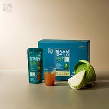 풀무원 건강즙 발효숙성 양배추100, 80ml, 1박스