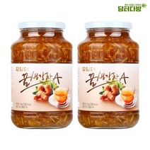 [1+1묶음] 담터 꿀생강차A 1kg, 담터 꿀 생강차 1kg+1kg/(국산생강)
