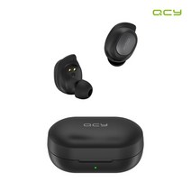QCY 국내 정품출시 QCY T9 TWS 블루투스 5.0 어플연동 블루투스이어폰, T9 화이트+가죽파우치