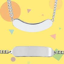 실버 민자 스틱 미아방지목걸이 미아방지팔찌 미아방지세트 돌선물 키즈목걸이 키즈팔찌 두돌선물 여아선물 남아선물 주니어목걸이 아이목걸이 어린이팔찌 어린이목걸이 3살선물 4살선물, 3. 팔찌, 기본 뒷면각인