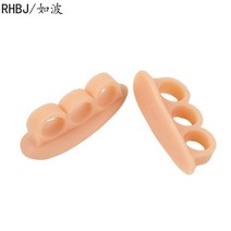 발뒷꿈치패드 실리콘 젤 2 개 엄지 교정기 Bunion 작은 발가락 보호기 분리기 외반증 손가락 교정기 발 관, 22 22 2pcs skin color
