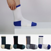 원삭스 여자 직각 등산양말 여성 올인원 두꺼운 쿠션 스포츠 양말 장목 4세트 W236, 블랙4세트