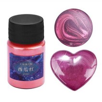 옷염색약 변색 물감 염료 23 색 10g병 운모 분말 에폭시 수지 진주 안료 천연 미네랄 파우더 DIY 반짝이 보석 만들기 액세서리, 10