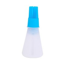 빠지바베큐 물놀이 펜션 고기굽기 캠핑 필수템 1 pcs 휴대용 실리콘 오일 병 브러시 그릴 오일 브러쉬 액체 오일 과자 주방 베이킹 바베큐 도구 주방 도구 바베큐 227, 푸른