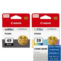 캐논정품 PG49검정+CL59칼라 세트 잉크 캐논 PIXMA E409 E489 E3190 E3195 E3390 E3391 E4290 프린터 잉크 PG49 CL59