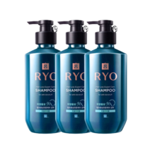자양윤모 9ex 탈모전문케어 비듬샴푸 400ml 3입, 자양윤모 탈모전문케어 비듬샴푸 400ml 3입